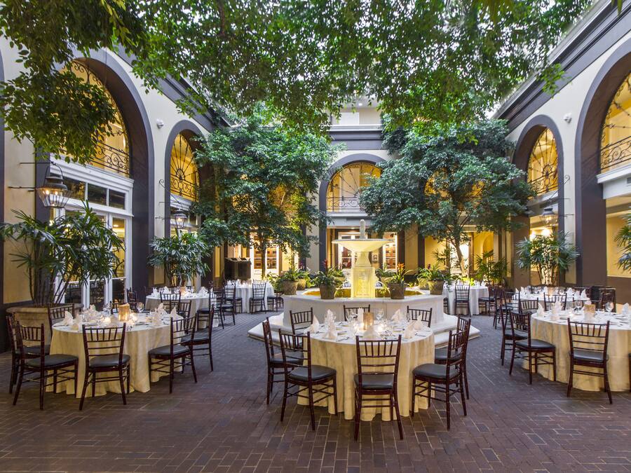 Utendørs bryllupsområde