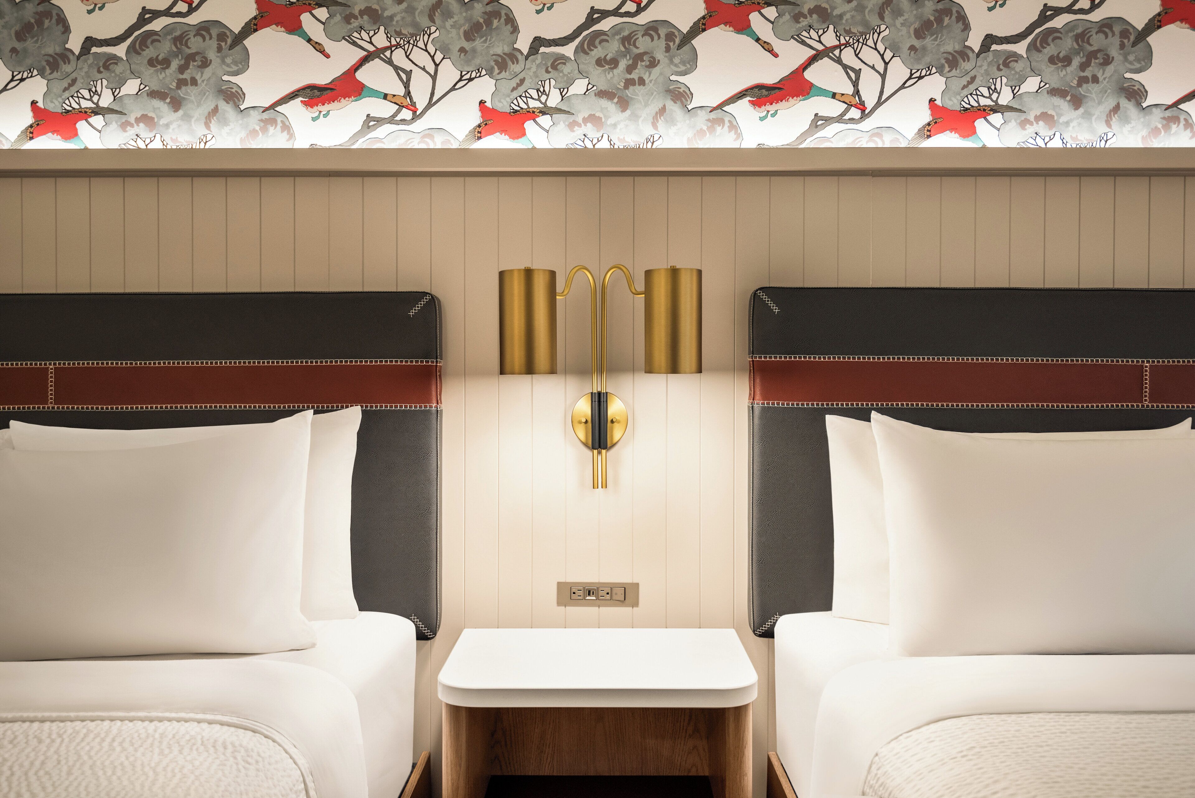 hypo-allergenic bedding, in-room safe, desk, blackout curtains