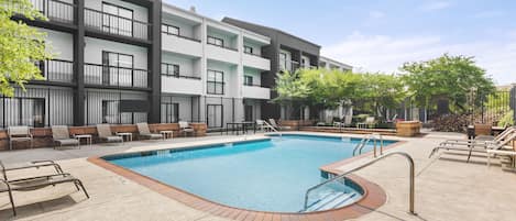 Seasonal outdoor pool