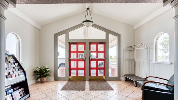 Interior entrance