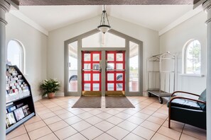 Interior entrance
