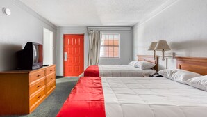 Room, 2 Double Beds, Non Smoking | 1 bedroom, desk, WiFi (free)