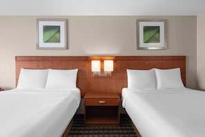 Room, 2 Queen Beds, Accessible, Non Smoking (Mobility,tub w grab bars) | Desk, laptop workspace, iron/ironing board, free WiFi