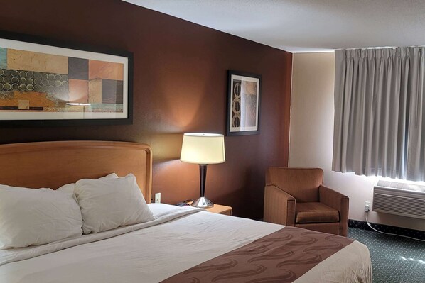 Habitación Deluxe, 1 cama de matrimonio grande, no fumadores | Escritorio y espacio para trabajar con un portátil
