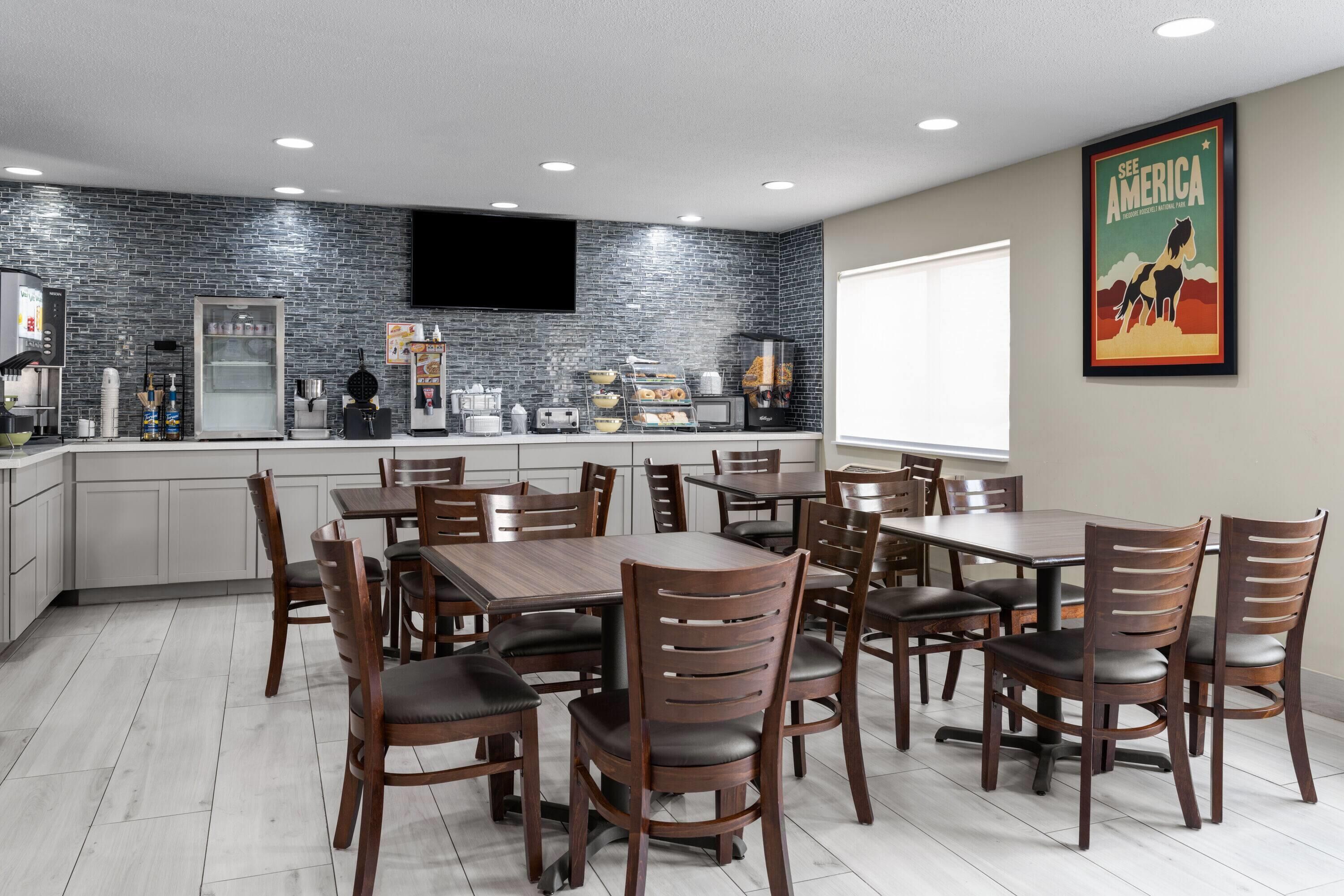 Café da manhã com buffet grátis