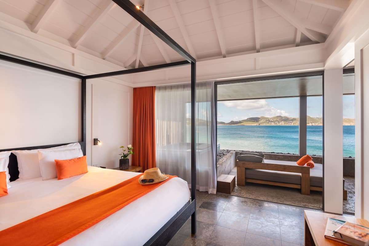 panoramic suite (ocean) | egyptian cotton sheets, premium bedding, down duvets