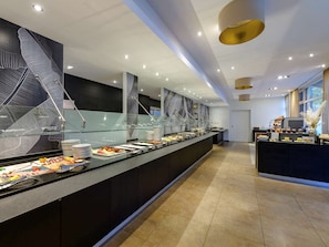 Daily buffet breakfast (EUR 23 per person)