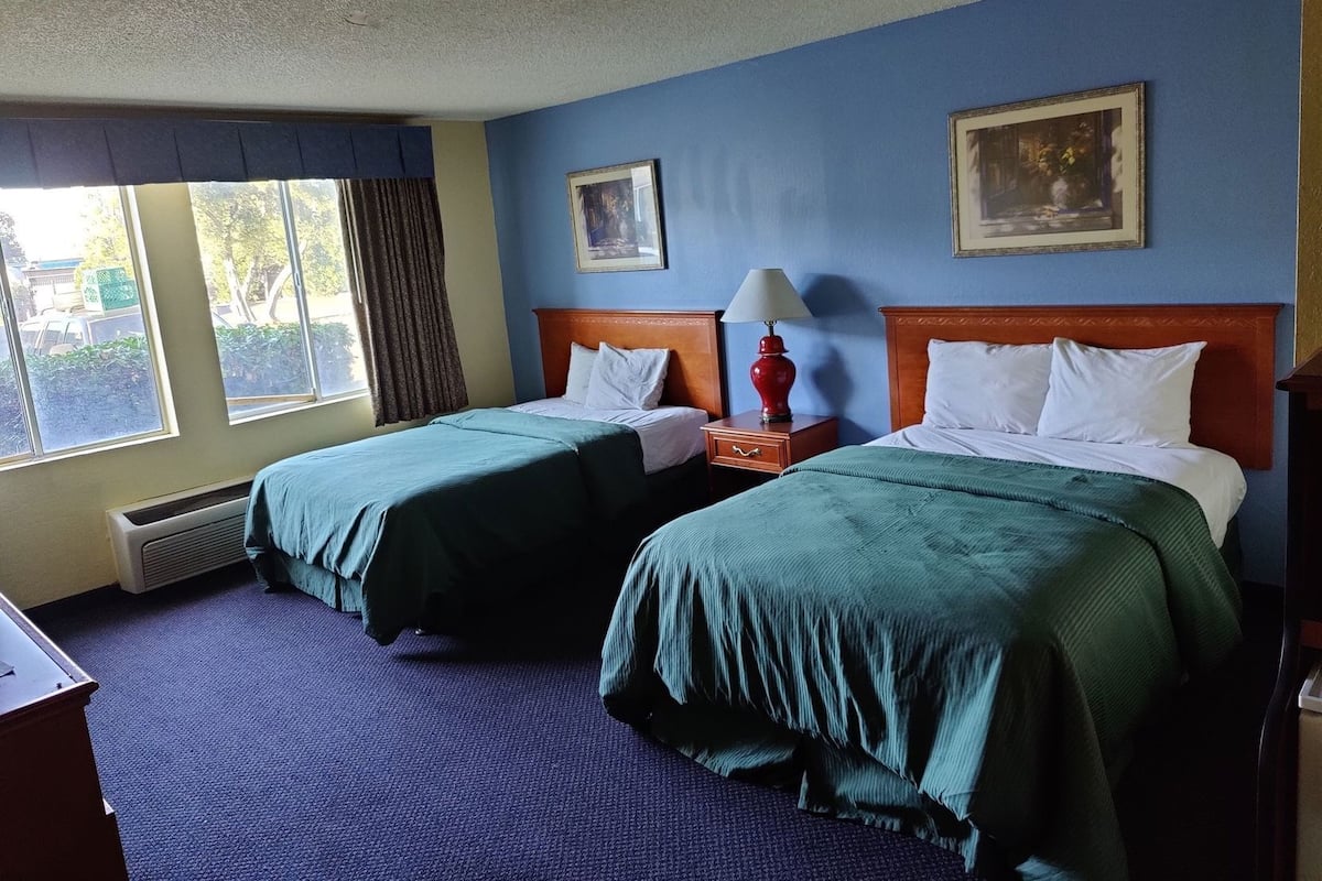 Cortinas blackout, wifi gratis y ropa de cama