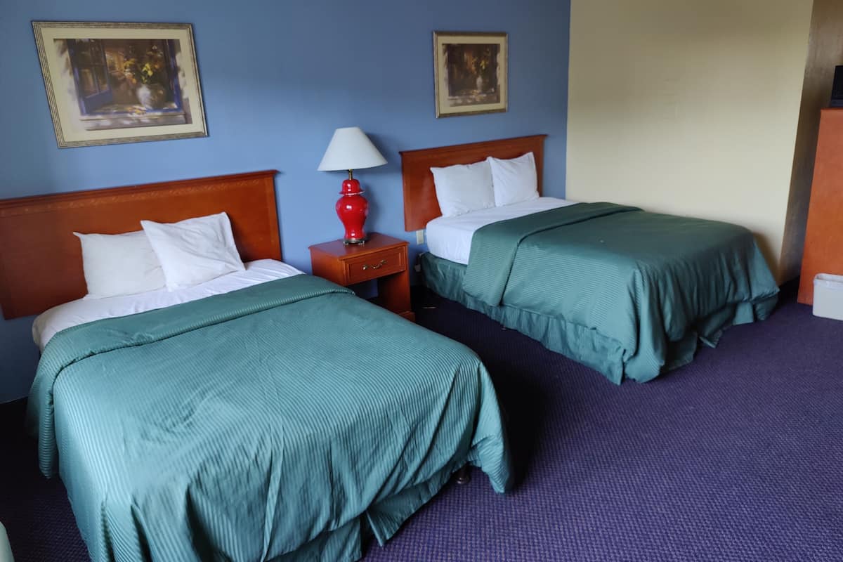 1 bedroom, blackout drapes, free WiFi, bed sheets