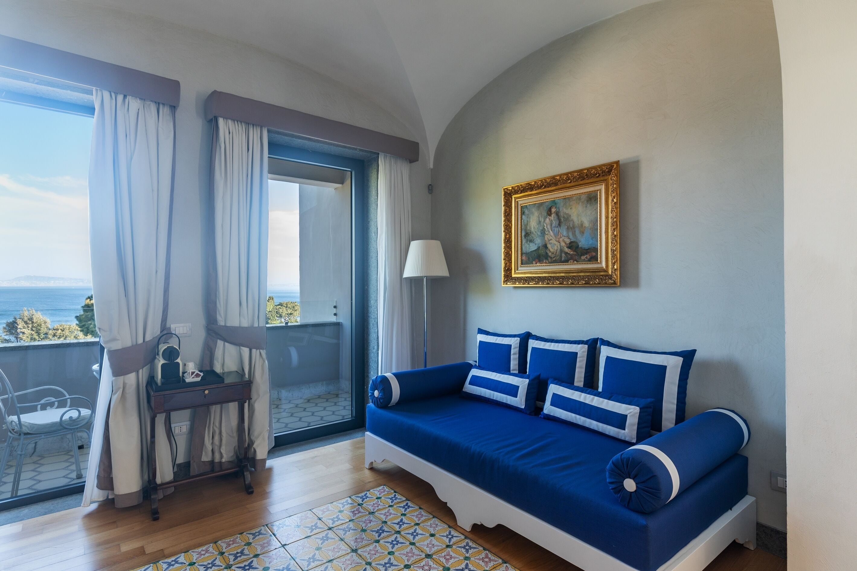 junior suite, sea view | 1 bedroom, minibar, in-room safe, desk