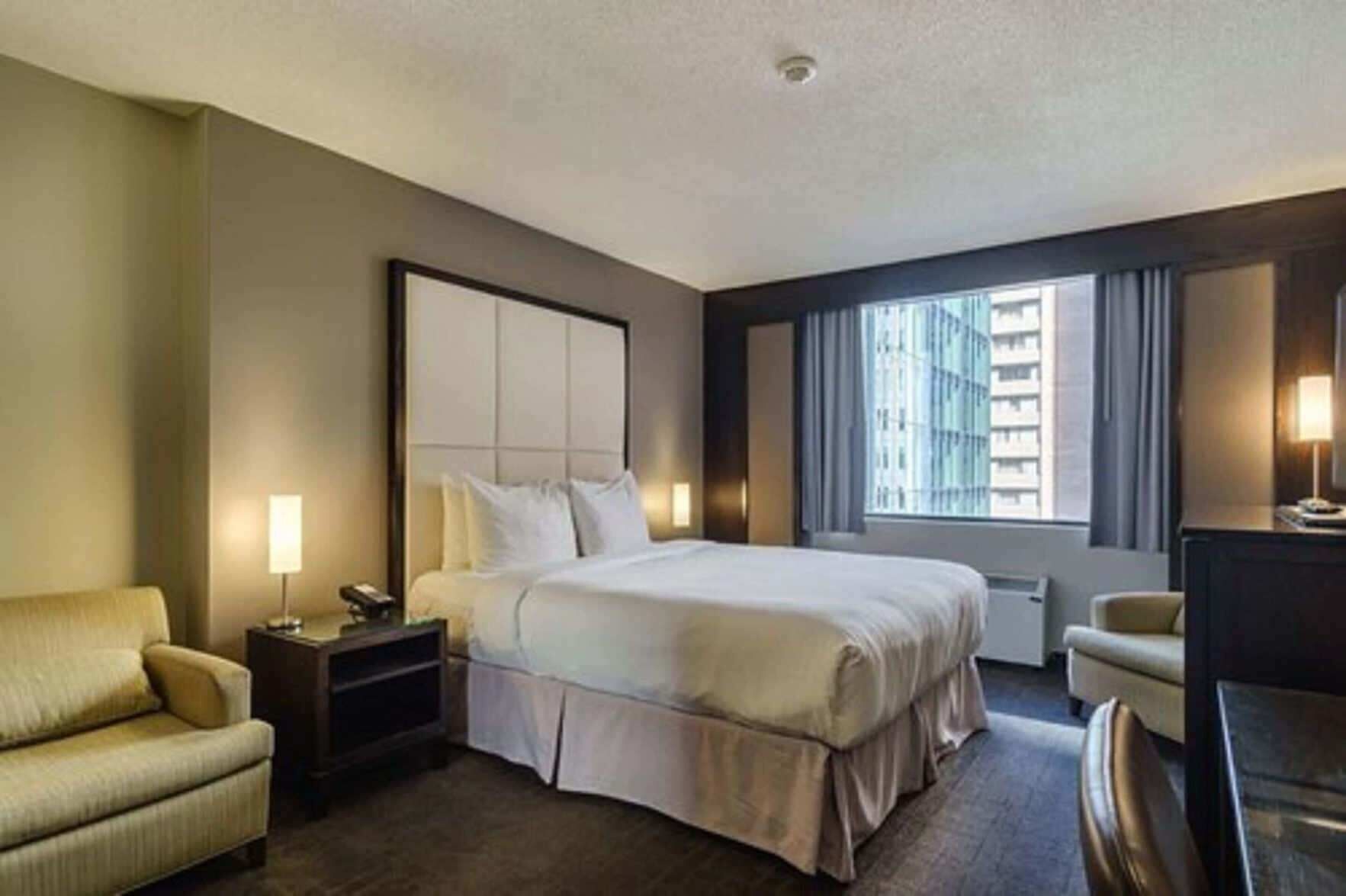 Premium bedding, memory-foam beds, in-room safe, desk