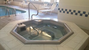 Indoor spa tub