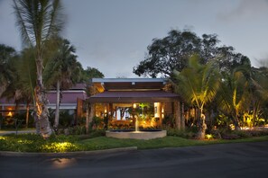 Front of property - evening/night