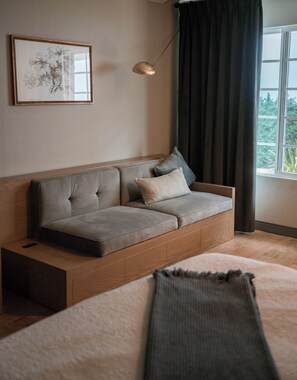 Luxe beddengoed, een bureau, een strijkplank/strijkijzer, gratis wifi