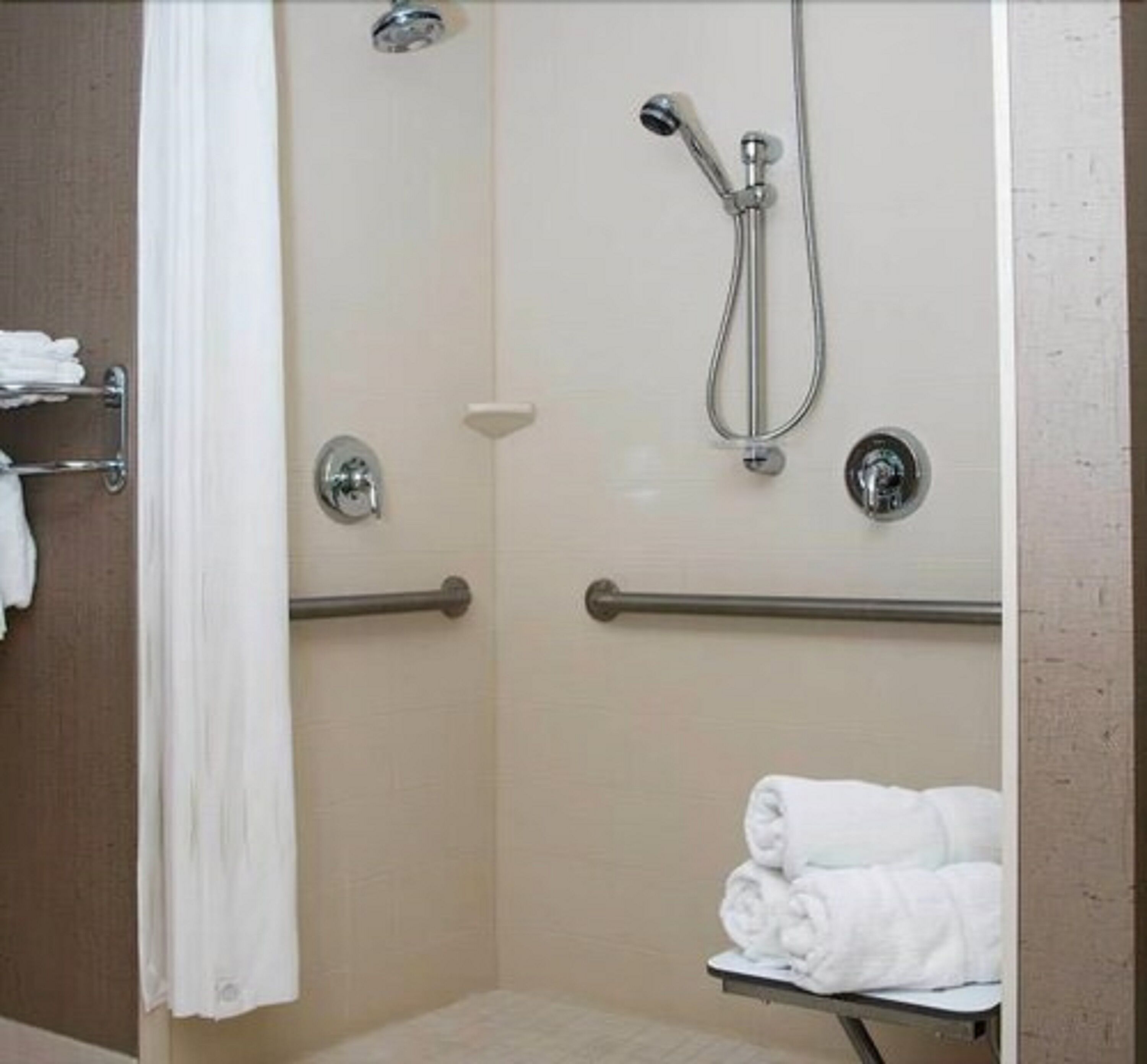 suite, accessible, non smoking | bathroom shower