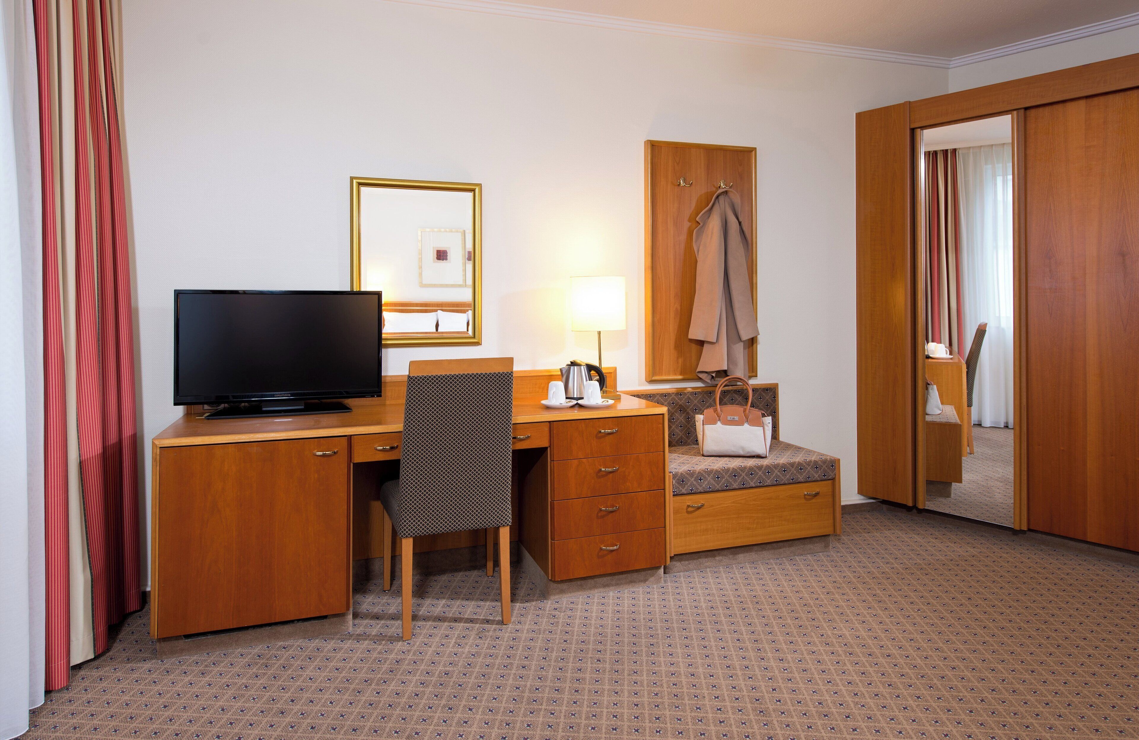 comfort triple room | minibar, desk, laptop workspace, blackout curtains