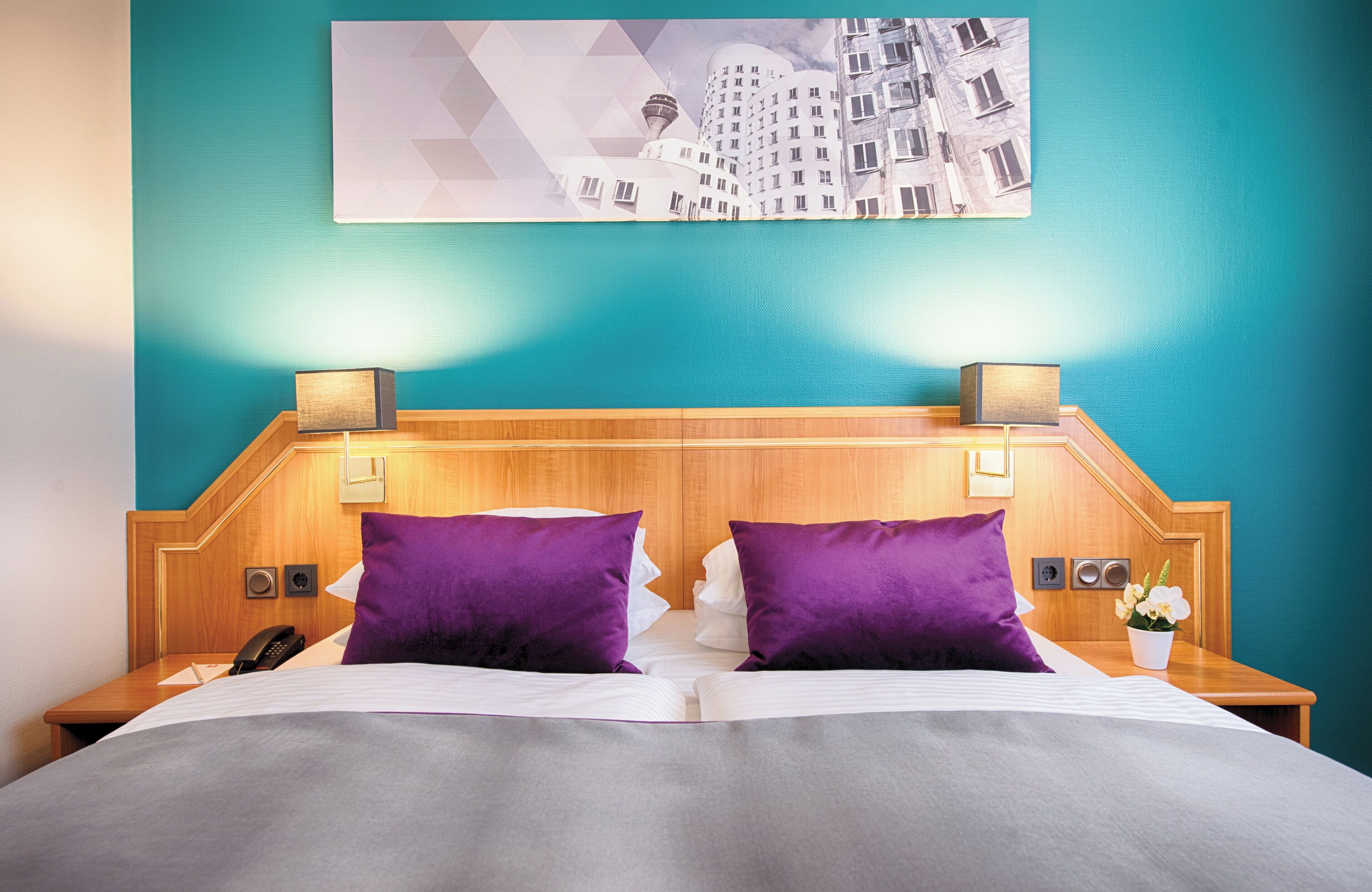 superior double or twin room | minibar, desk, laptop workspace, blackout curtains