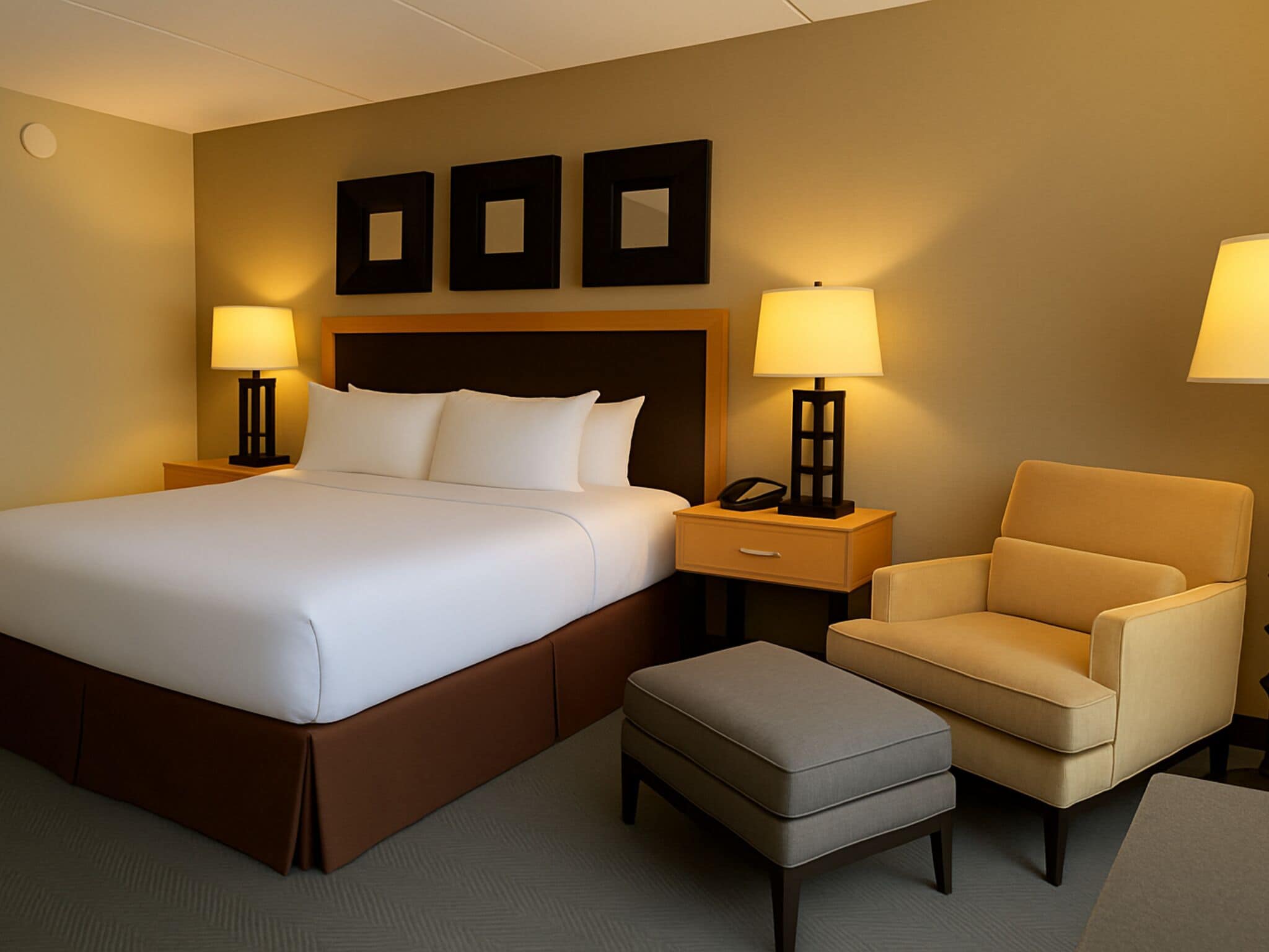 Premium bedding, in-room safe, desk, blackout drapes