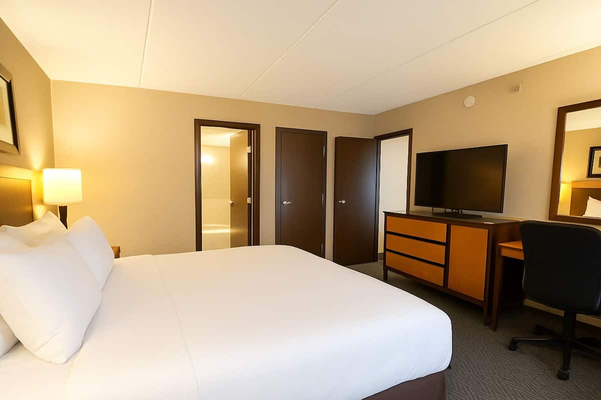 Suite, 1 King Bed, Balcony | Premium bedding, in-room safe, desk, blackout drapes