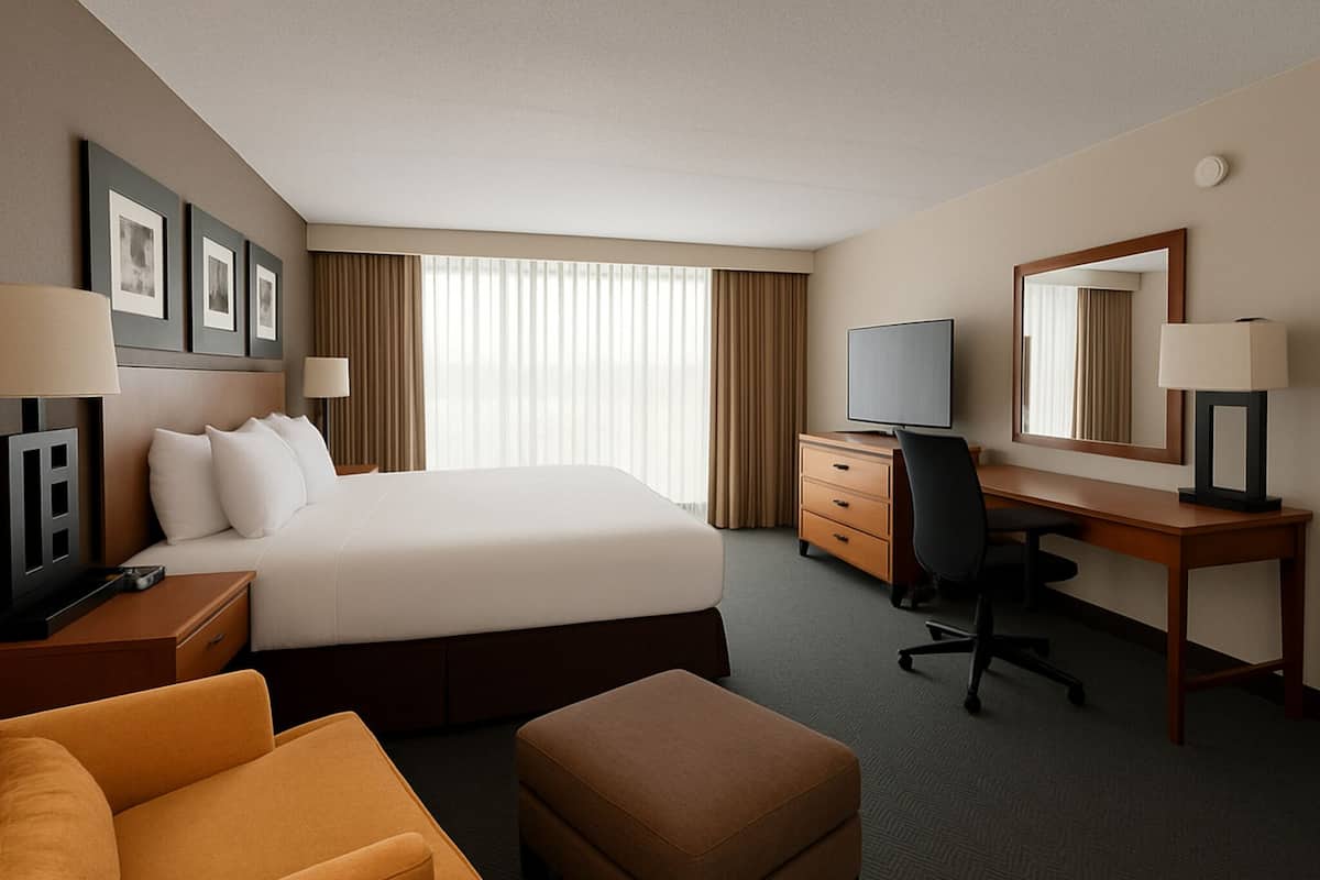 Presidential Suite, 1 King Bed, Non Smoking | Premium bedding, in-room safe, desk, blackout drapes