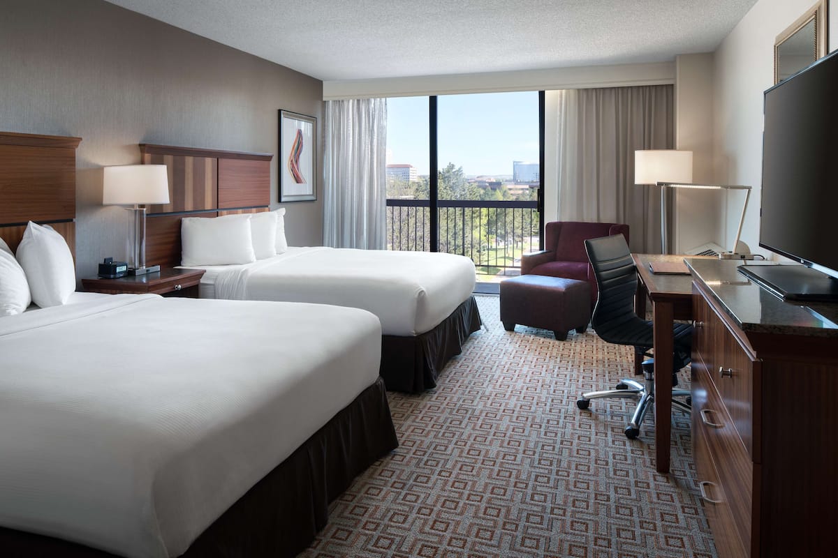 Premium bedding, memory foam beds, in-room safe, desk