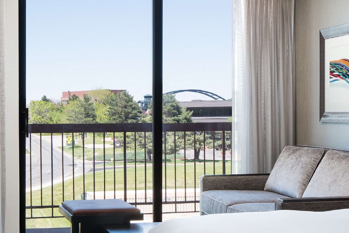 room, 2 queen beds, accessible, balcony (mobility & hearing) | premium bedding, memory-foam beds, in-room safe, desk