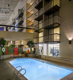 Indoor pool, seasonal outdoor pool