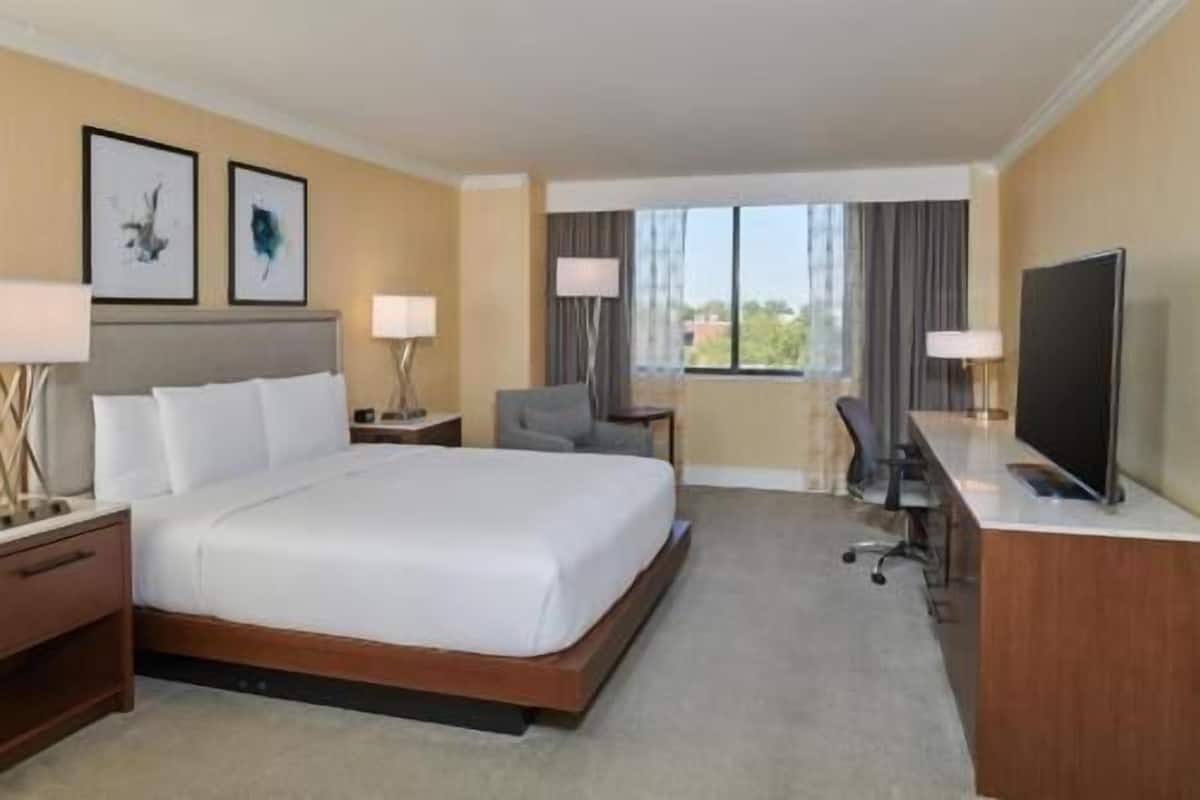 Premium bedding, down duvets, pillow-top beds, in-room safe