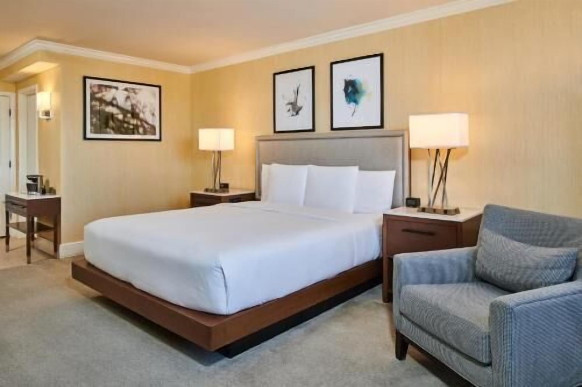 Premium bedding, down comforters, pillowtop beds, in-room safe