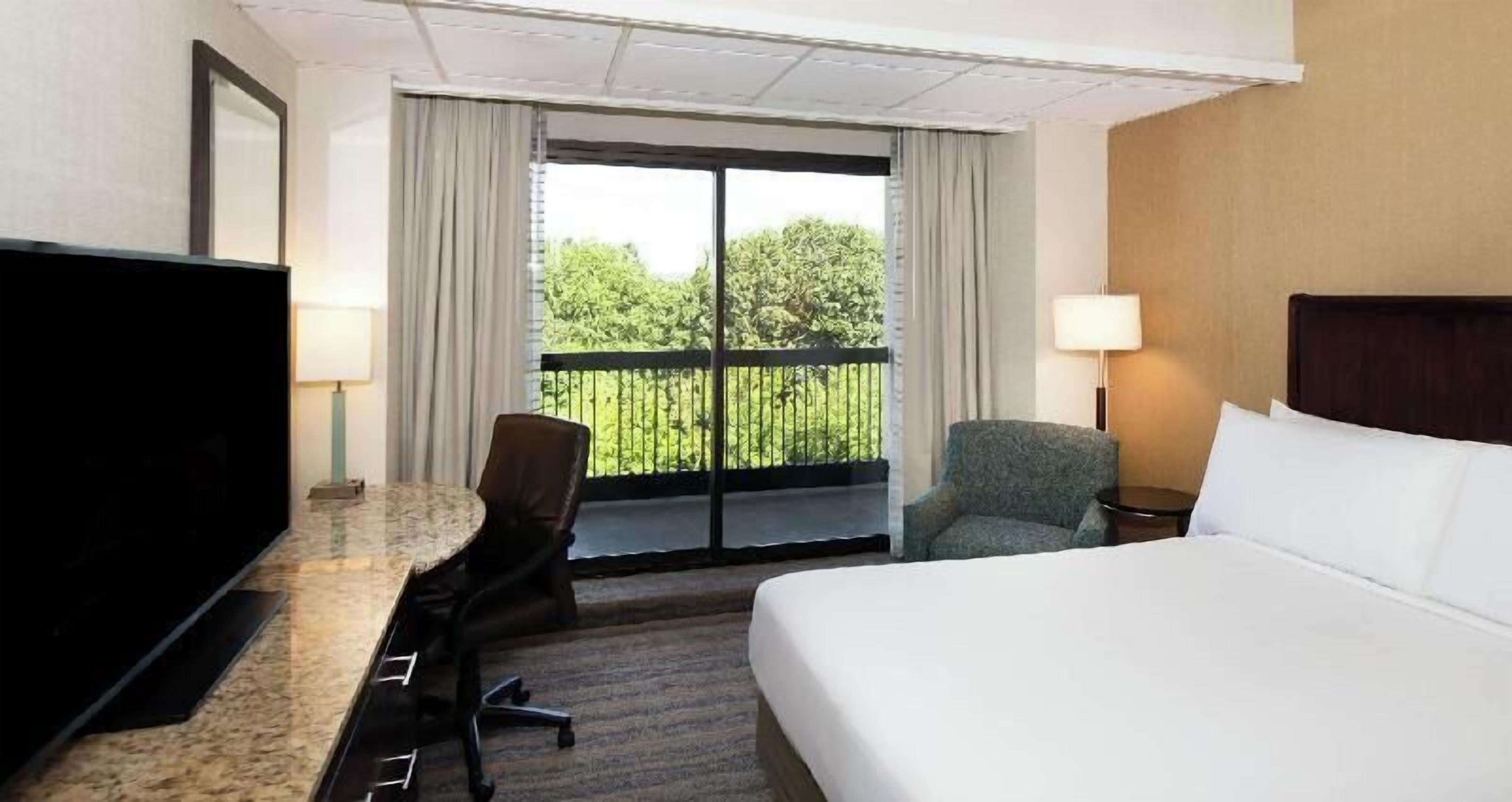 Premium bedding, down comforters, pillowtop beds, in-room safe