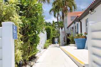 Beach nearby, white sand, beach towels at Siesta Key Beach Resort and Suites