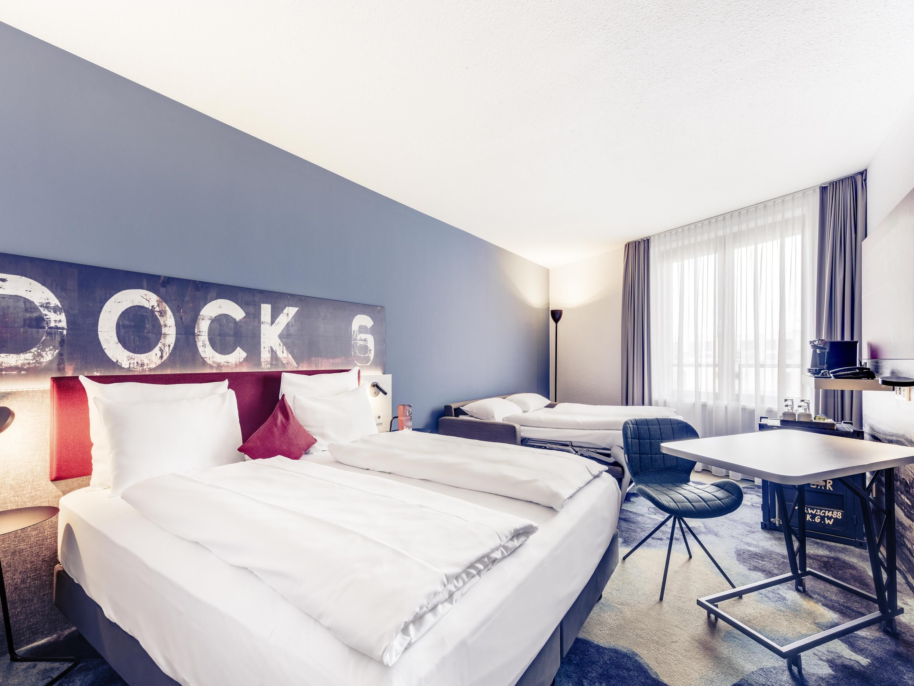 저자극성 침구, 객실 내 금고, 책상, 방음 설비