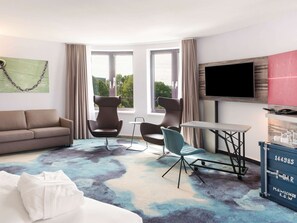 Junior Suite, 1 Double Bed with Sofa bed | View from room