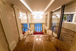 Interior entrance
