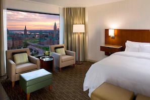 Premium bedding, down duvets, pillow-top beds, in-room safe