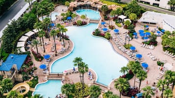 2 outdoor pools, pool cabanas (surcharge), pool umbrellas