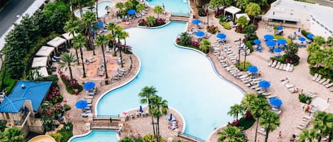 2 piscines extérieures, tentes de plage, parasols de plage