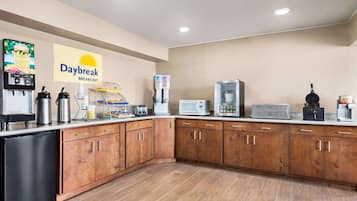 Free daily on-the-go breakfast