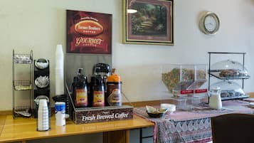Petit déjeuner continental compris tous les jours