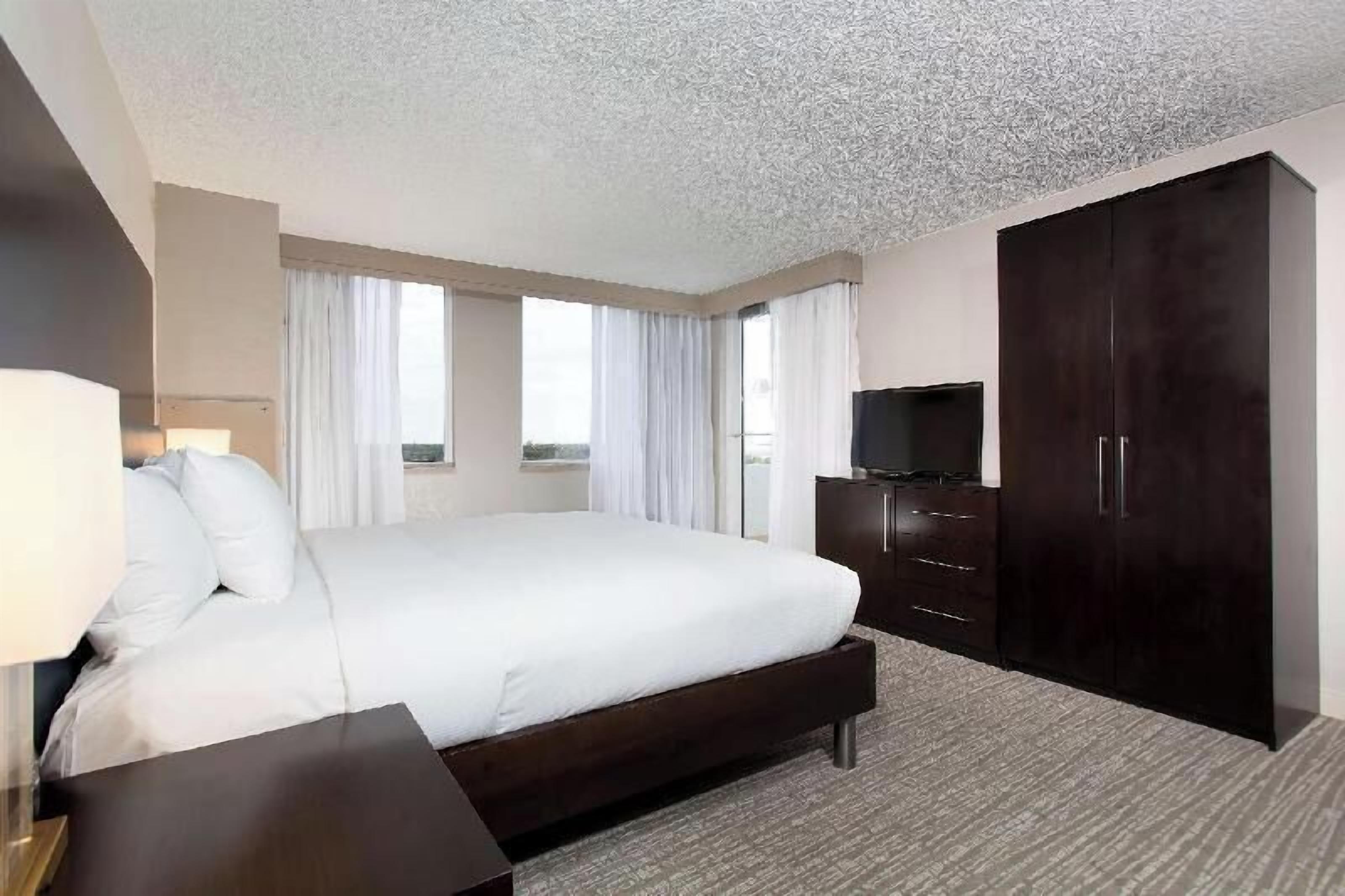 Premium bedding, down comforters, pillowtop beds, in-room safe