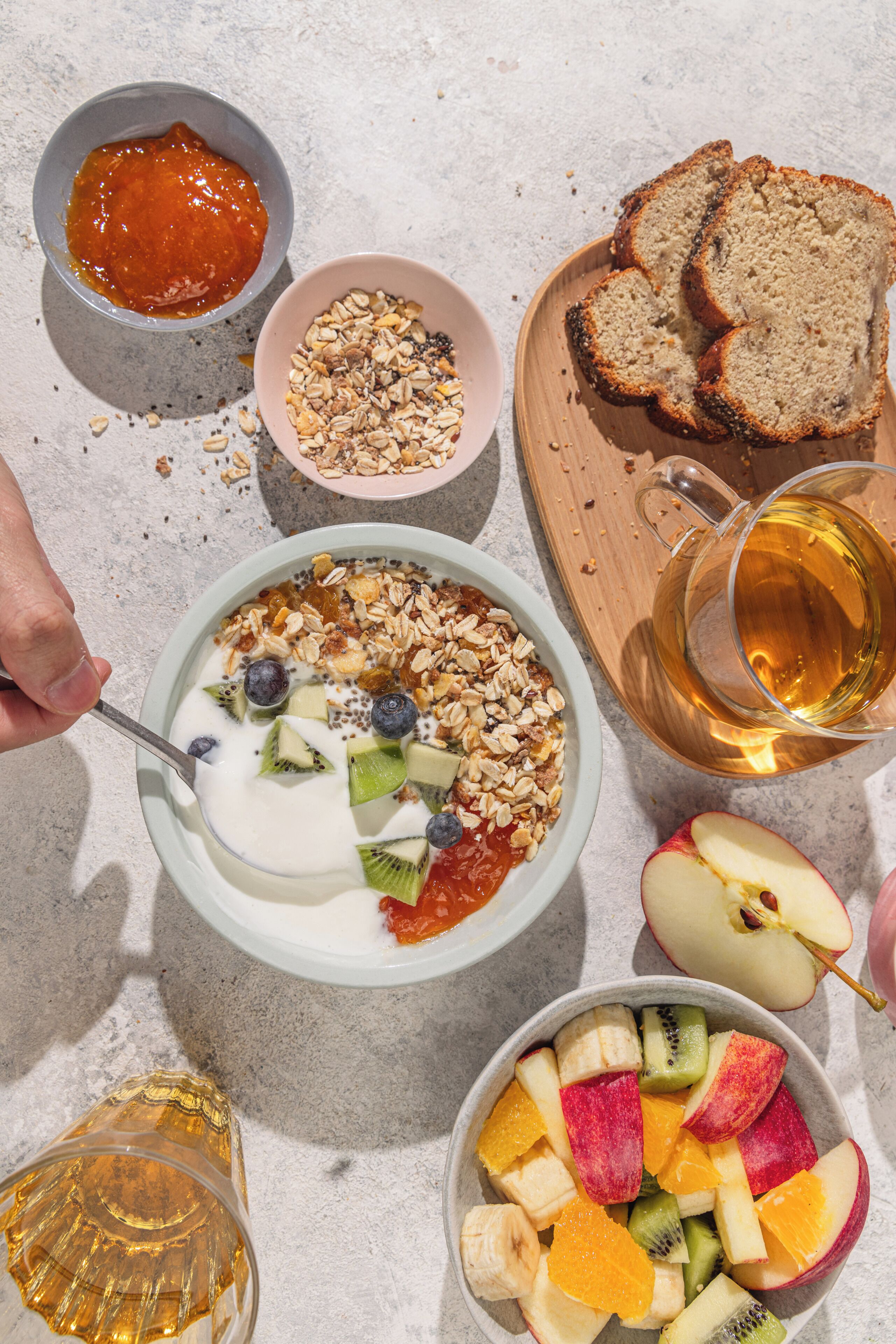 Se ofrece un desayuno bufé todos los días (por un coste adicional)