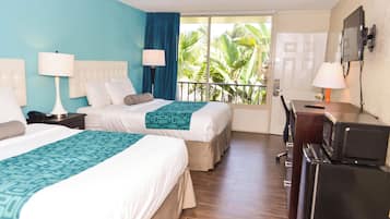 2 Queen Beds, Non Smoking, Courtyard View