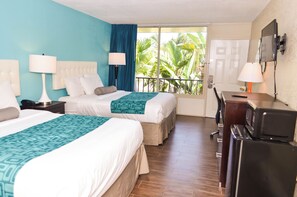 2 Queen Beds, Non Smoking, Courtyard View | Premium bedding, down duvets, pillow-top beds, in-room safe