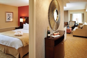 Premium bedding, down comforters, desk, iron/ironing board