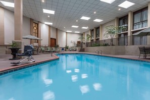 Indoor pool, seasonal outdoor pool