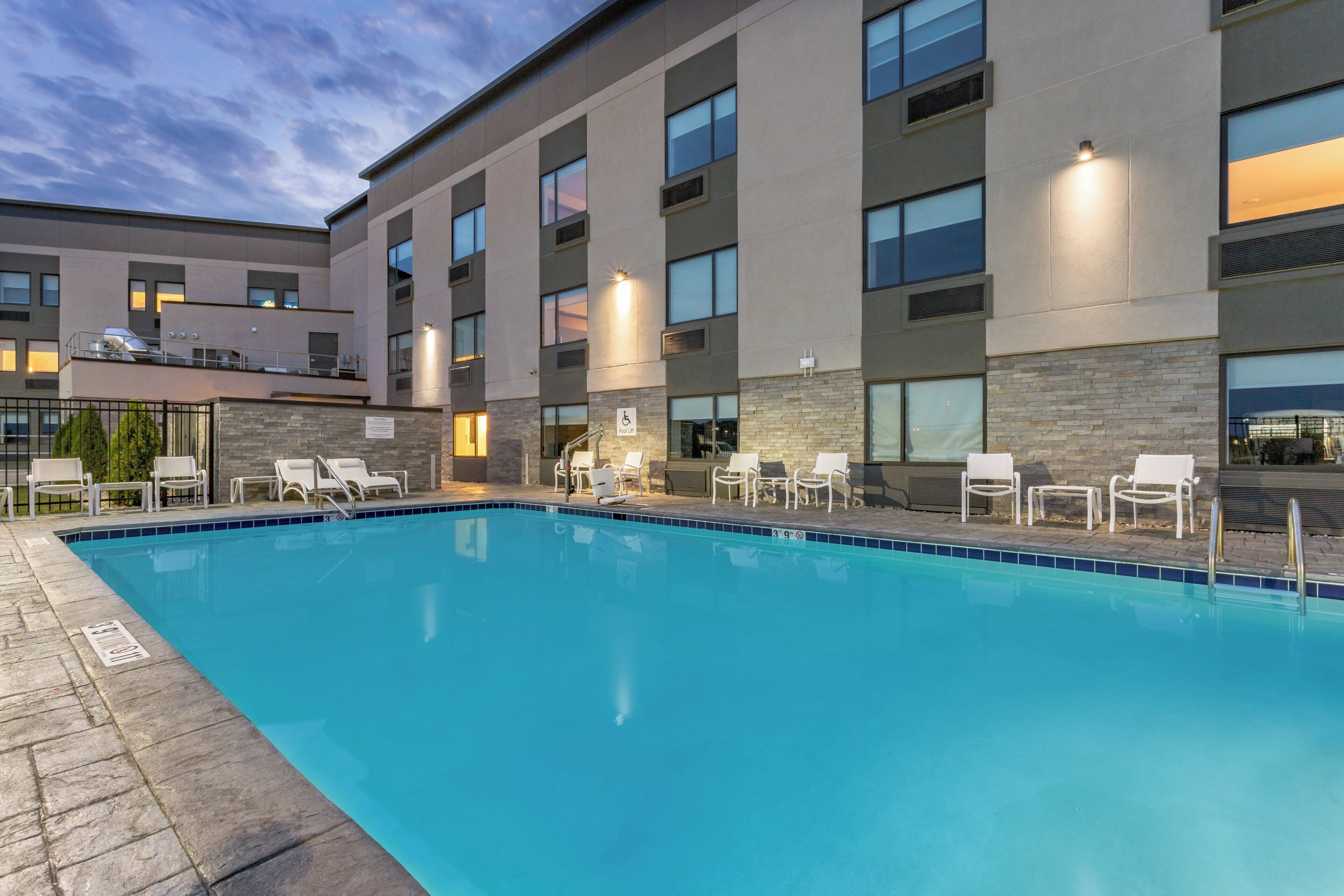 Seasonal outdoor pool