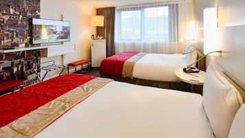 Chambre Standard, 2 lits doubles | Literie de qualité supérieure, matelas mémoire de forme
