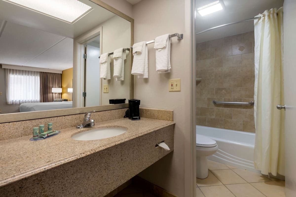 Bathroom | Free toiletries, hair dryer, towels