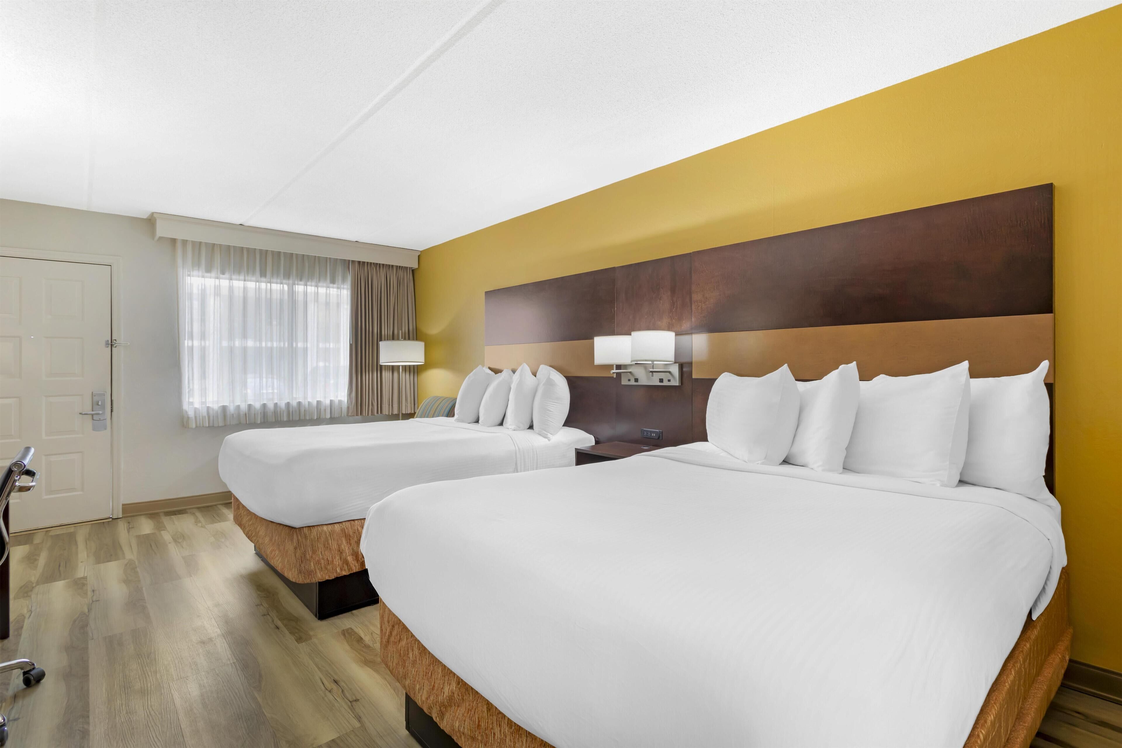 Bureau, rideaux occultants, chambres insonorisées