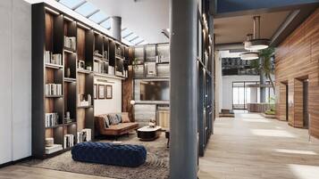 Sala de estar en el lobby